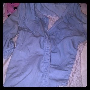 SOLD. Crossposted. Denim Style Button Down